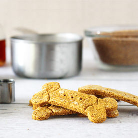 Pumpkin Peanut Butter Dog Treats