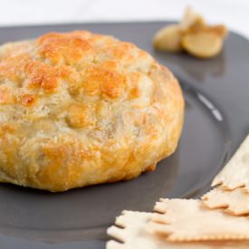 Garlic & Mushroom Brie en Croute
