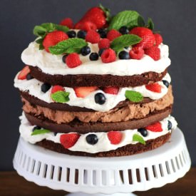 Whipped Cream Berry Layer Cake