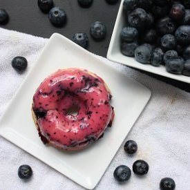 Double Blueberry Donuts