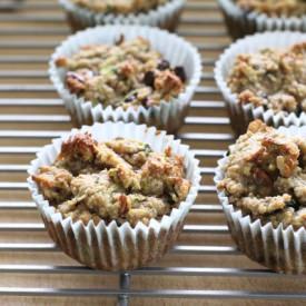 Grain-Free Zucchini Carob Muffins
