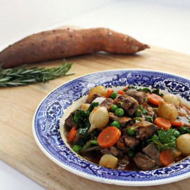 Beef Stew with Kale and Rosemary