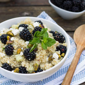 Quinoa Blackberry Salad