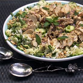 Asian Cabbage Salad with Chicken