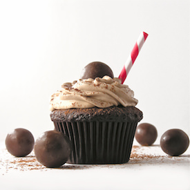 Malted Milkshake Cupcakes