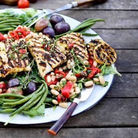 Nicoise Salad with Grilled Fish