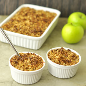 Apple & Blackberry Crumble