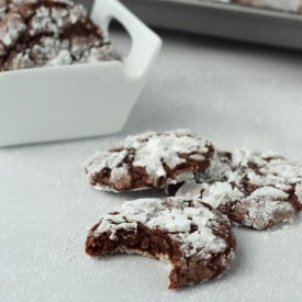 Chocolate Crackle Cookies