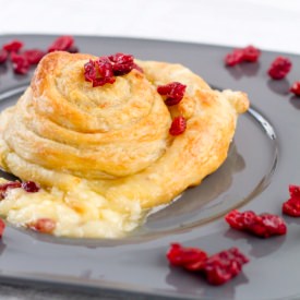 Pear & Cranberry Brie en Croute