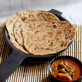 Kerala Paratha or Kerala Parotta