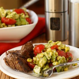 Grilled Corn and Tomato Salad