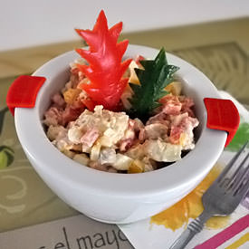 Pork Salad with Vegetables
