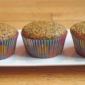 Peach Poppy Seed Muffins