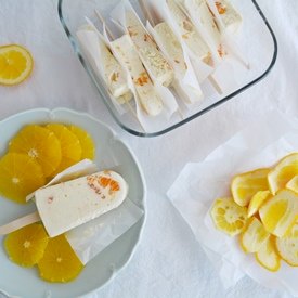 Orange Cheesecake Creamsicles