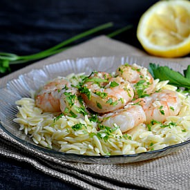Lemon Pepper Shrimp Scampi