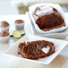 Triple Chocolate Zucchini Bread