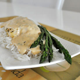 Baked Cod with Creamy Sauce