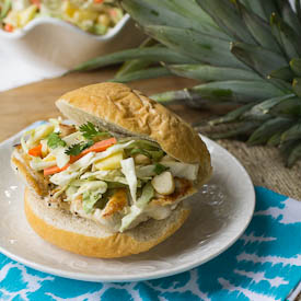 Chicken Sandwich with Slaw