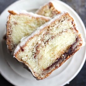 Cinnamon Roll Pound Cake
