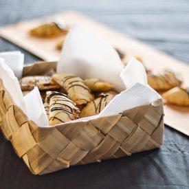 Chocolate Custard Samosas