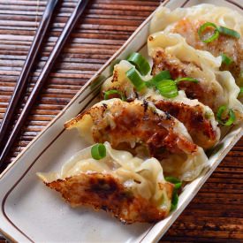 Spicy Sesame Chicken Potsickers
