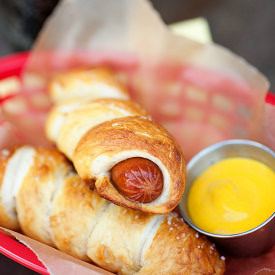 Pretzel Dogs
