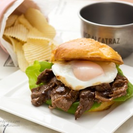 Super Easy: Sukiyaki Beef Burger