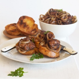 Chicken Liver Crostini