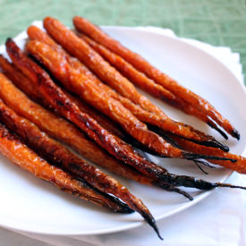Coconut & Honey Roasted Carrots
