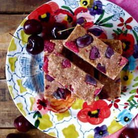 Cherry Almond Butter Bars