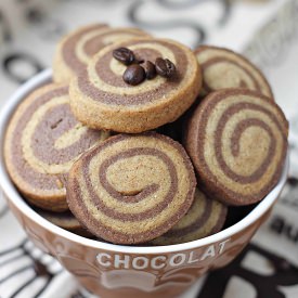 Choc & Coffee Cookies