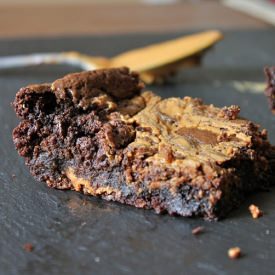 Peanut Butter Swirl Brownies