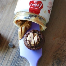 Biscoff Filled Brownie Bites