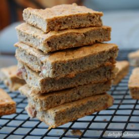 Chewy Almond Butter Chia Seed Bars