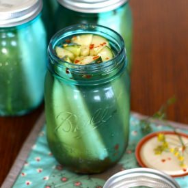 Spicy Refrigerator Pickles