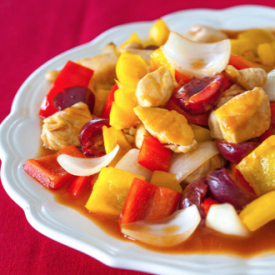 Sweet and Sour Chicken w/ Cherries
