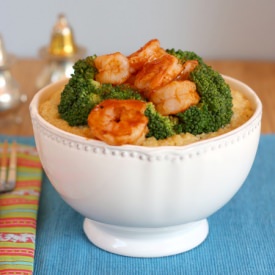 Shrimp & Broccoli Cheesy Quinoa