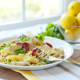 Chicken Linguine with Lemon Sauce