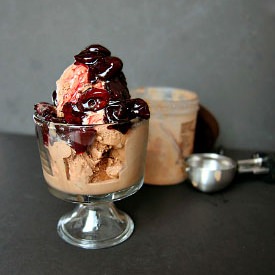 Oven Roasted Cherries