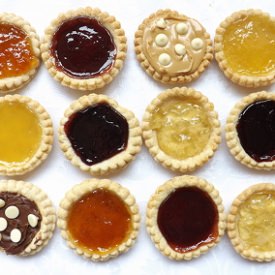 Sweet Vanilla Pastry Jam Tarts