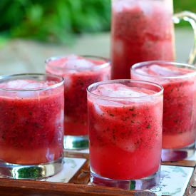 Minty Watermelon Cooler