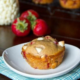 Strawberry White Chocolate Muffins