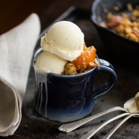 Bourbon Peach Crisp