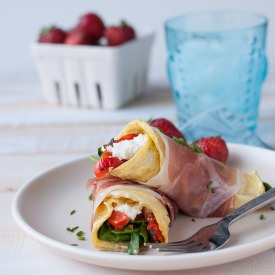 Prosciutto Wrapped Omelets
