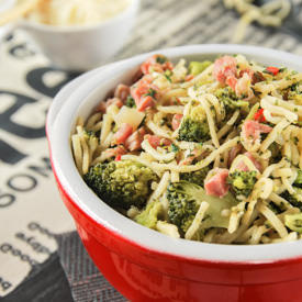 Spaghetti with broccoli