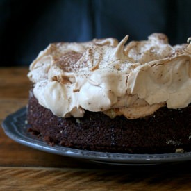 Double Chocolate Meringue Cake