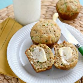 Zucchini and Pineapple Muffins