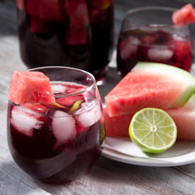 Sparkling Watermelon Sangria