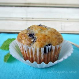 Skinny Blackberry Muffins