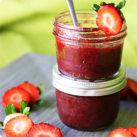 Strawberry Vanilla Refrigerator Jam